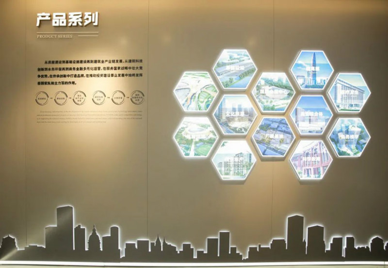 企業展廳案例分享｜ 中建八局華北公司文化企業展廳